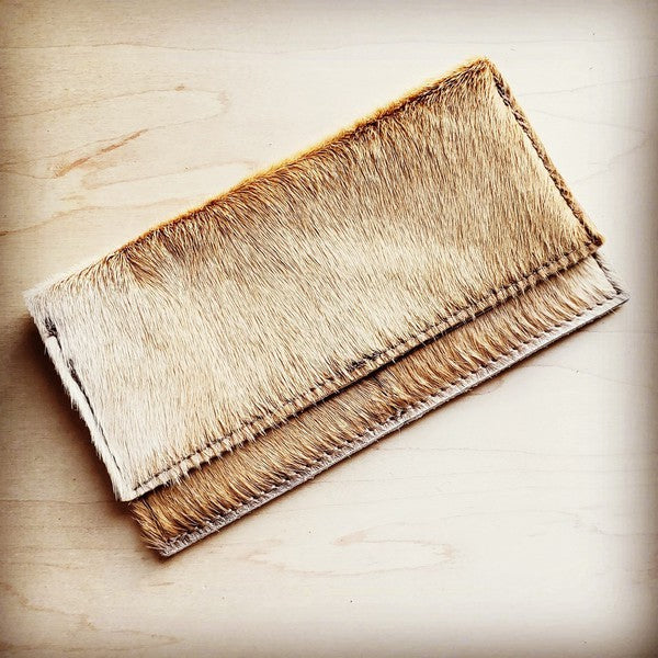 Light Tan Hide Leather Wallet