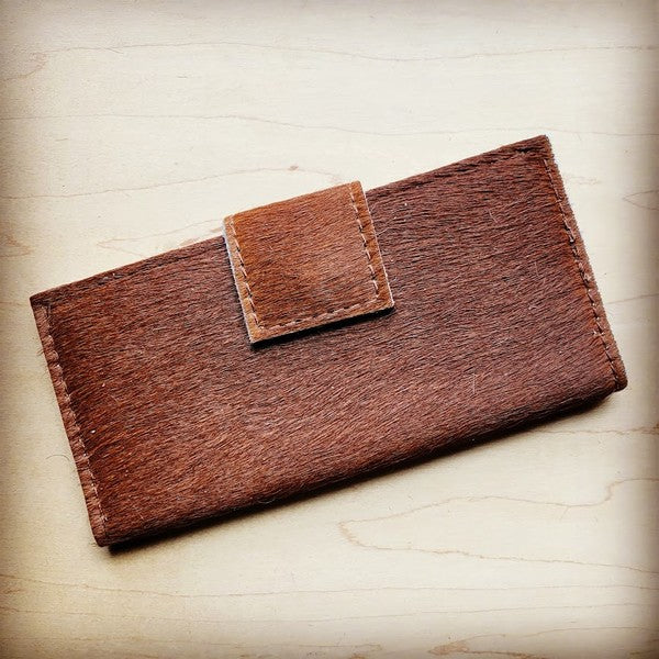 Tan Hide Leather Wallet