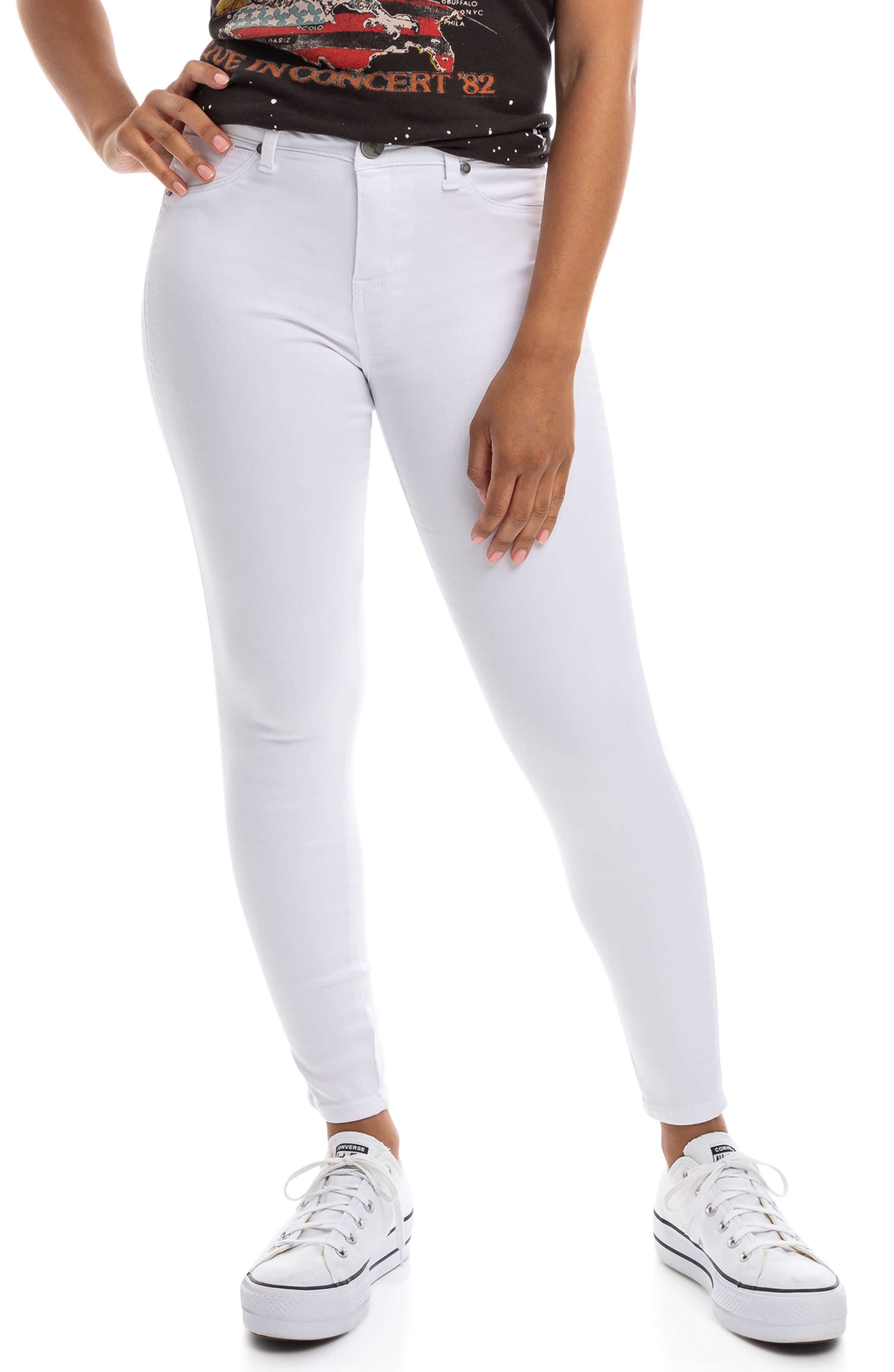 White Butter Ankle Skinny Low Rise
