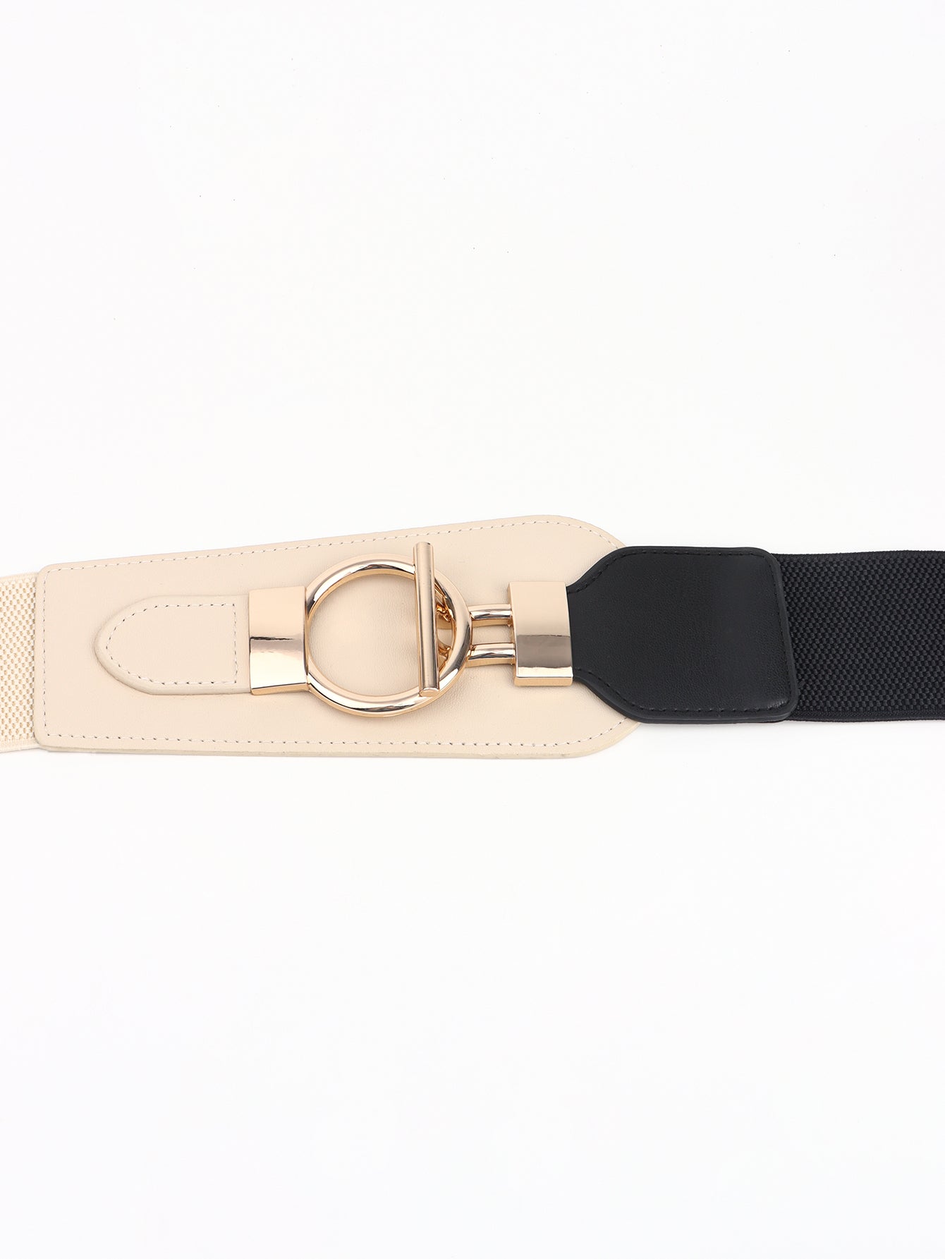 Wide Belt with Buckle