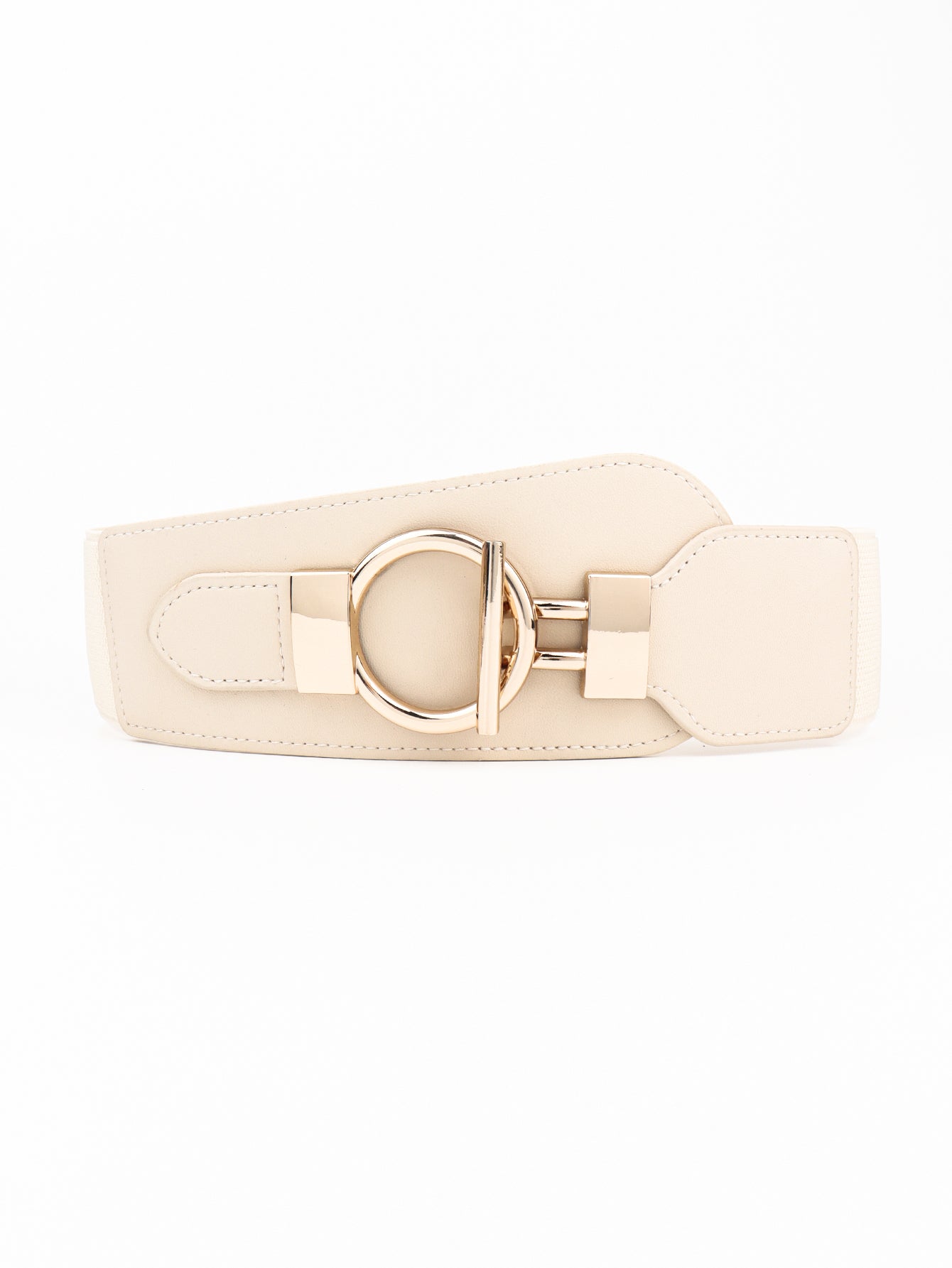 Wide Belt with Buckle